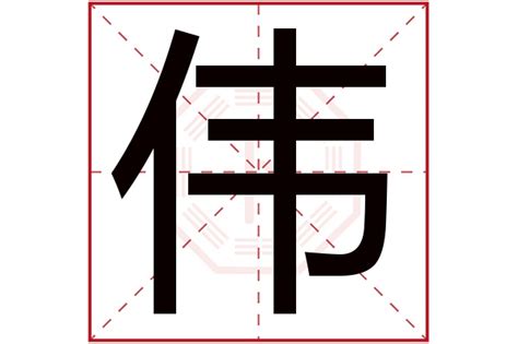 偉字五行|伟字的五行属性